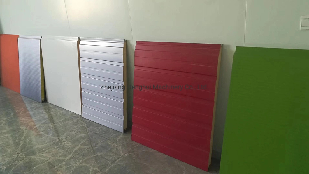 Roll Laminate Wall Partition Panel PU Foaming Injection Lamination Machine