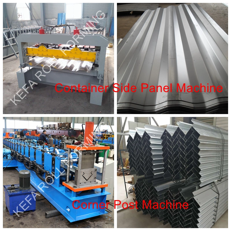 Container Roll Forming Machine 2022 Fully Automatic Container Panel Car Board Roll Forming Making Machine