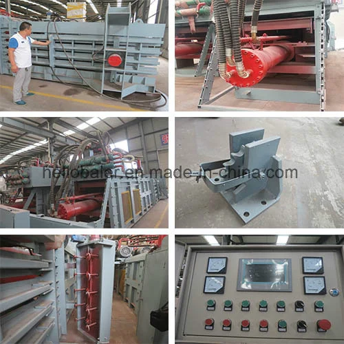 Horizontal Automatic waste paper Baler/baling machine Conveyor system ,automatic baling machine for waste carton ,corrugated carton and plastic films etc