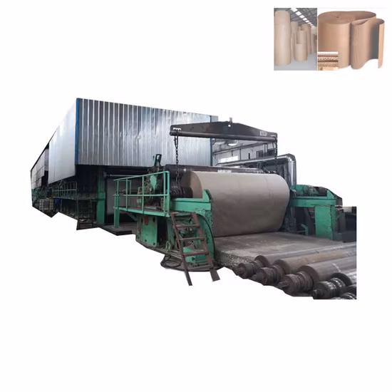 Машина для производства гофрированной бумаги из картонной крафт-бумаги для продажи